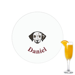 Dog Faces Printed Drink Topper - 2.15" (Personalized)