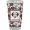Dog Faces Pint Glass - Full Color - Front View