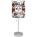 Dog Faces Lamp with Drum Shade (Personalized)