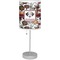 Dog Faces Drum Lampshade with base included