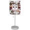 Dog Faces Lamp with Drum Shade (Personalized)