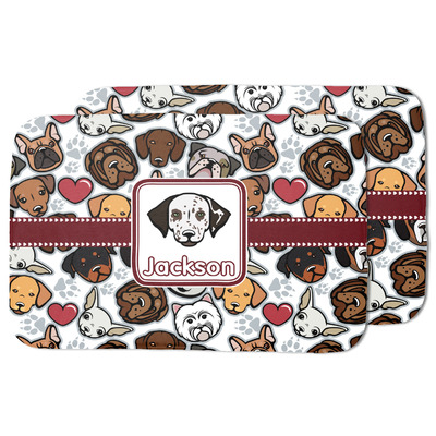 Dog Faces Dish Drying Mat w/ Name or Text