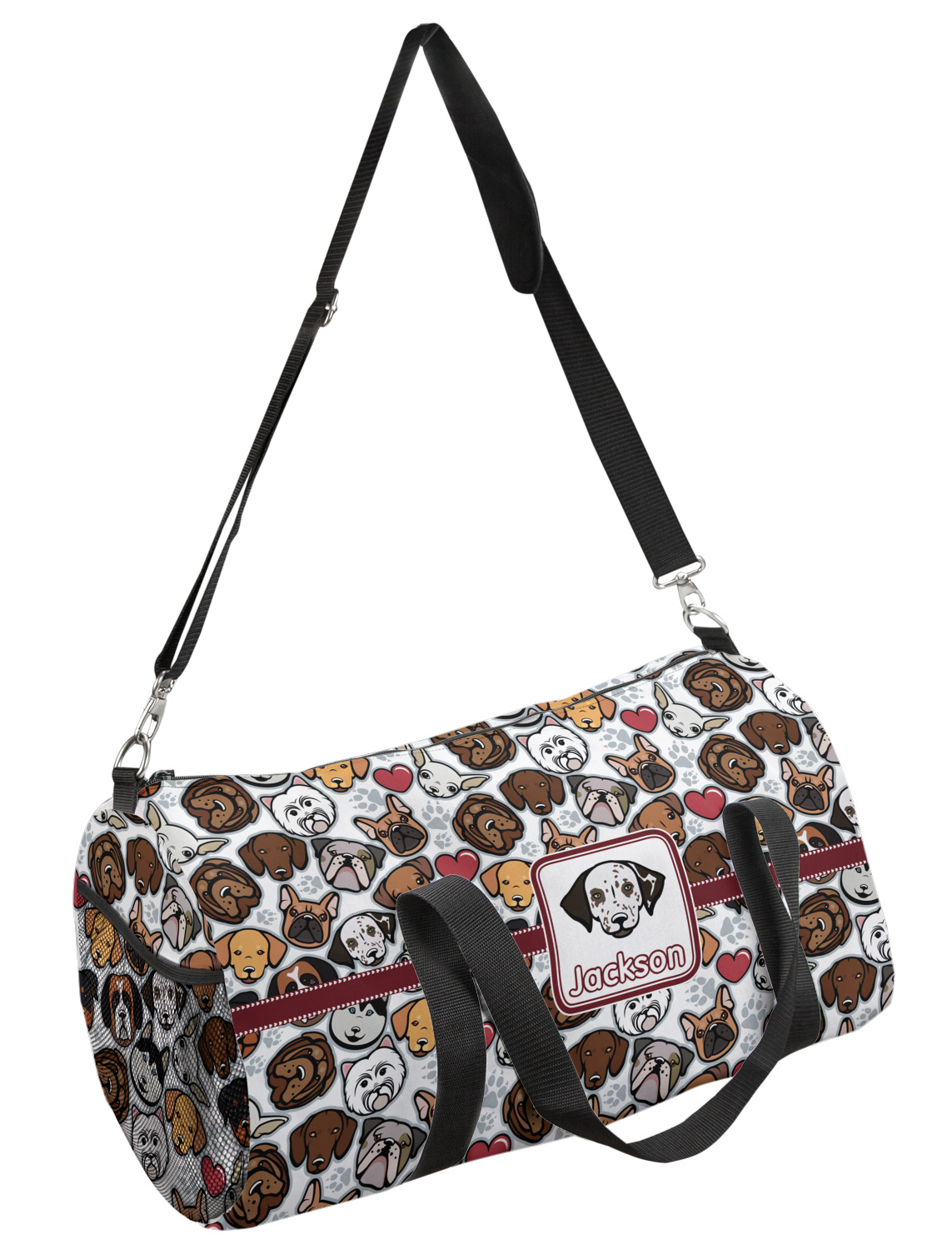 Dog Faces Duffel Bag Large (Personalized) YouCustomizeIt