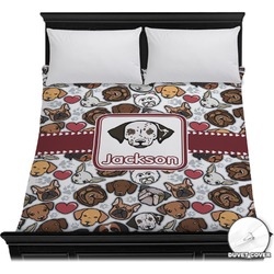Dog Faces Duvet Cover - Full / Queen (Personalized)