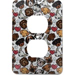 Dog Faces Electric Outlet Plate