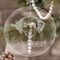 Dog Faces Engraved Glass Ornaments - Round-Main Parent