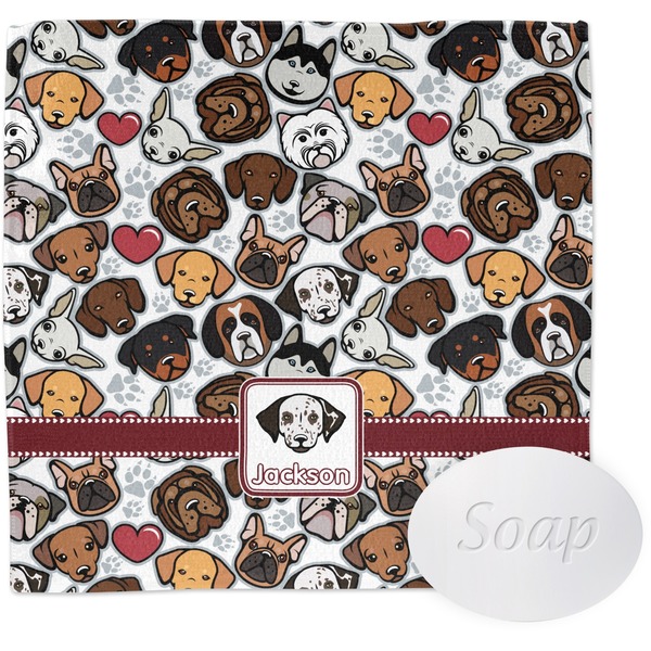 Custom Dog Faces Washcloth (Personalized)