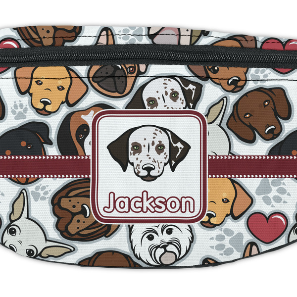 Dog Faces Fanny Pack - Closeup