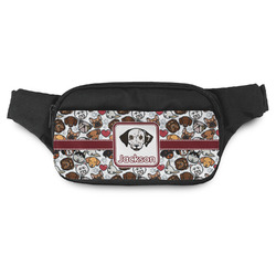 Dog Faces Fanny Pack - Modern Style (Personalized)