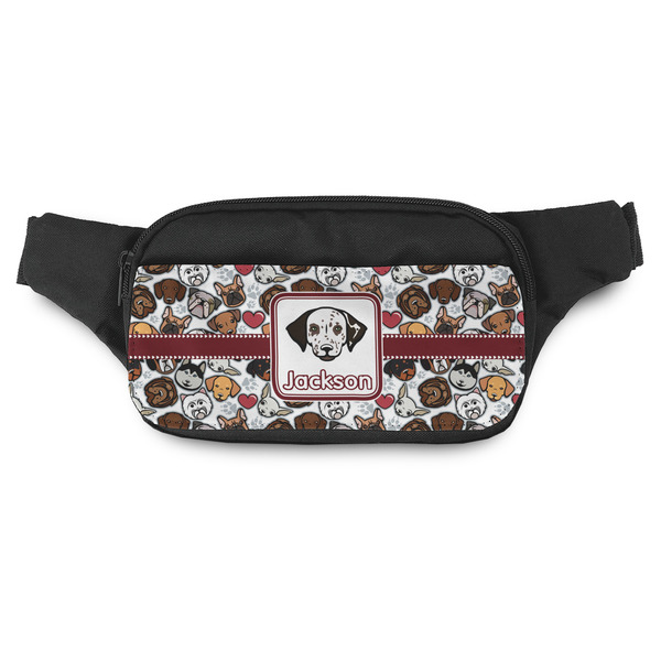 Custom Dog Faces Fanny Pack - Modern Style (Personalized)