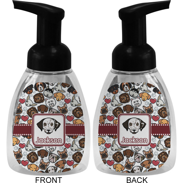 Dog Faces Foam Soap Bottle (Front & Back)