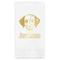 Dog Faces Foil Stamped Guest Napkins - Front View