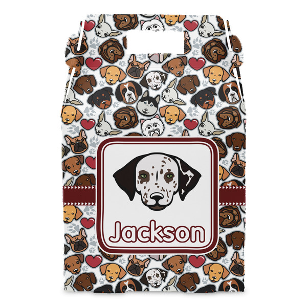 Dog Faces Gable Favor Box - Front