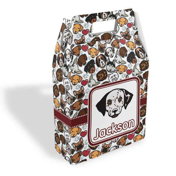 Custom Dog Faces Gable Favor Box (Personalized)