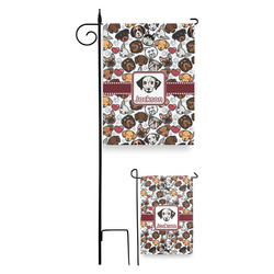 Dog Faces Garden Flag (Personalized)
