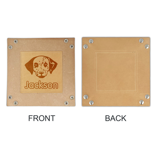 Dog Faces Genuine Leather Valet Trays - APPROVAL