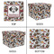 Dog Faces Gift Boxes with Lid - Canvas Wrapped - Small - Approval