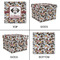 Dog Faces Gift Boxes with Lid - Canvas Wrapped - X-Large - Approval