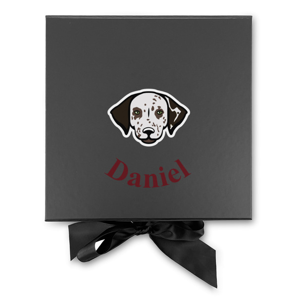 Dog Faces Gift Boxes with Magnetic Lid - Black - Approval