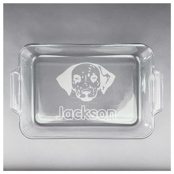 Dog Faces Glass Baking Dish - APPROVAL (13x9)