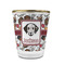 Dog Faces Glass Shot Glass - 1.5 oz - with Gold Rim - Set of 4 (Personalized)