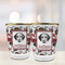 Dog Faces Glass Shot Glass - with gold rim - LIFESTYLE