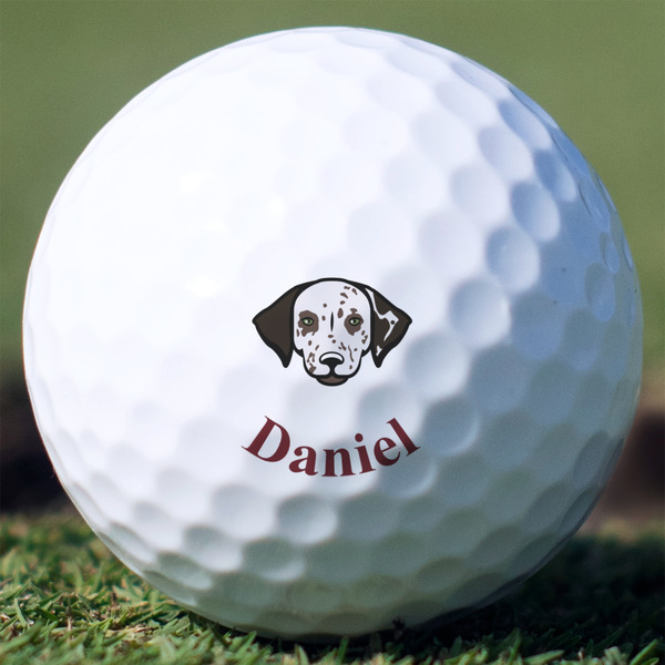Custom Dog Faces Golf Balls - Titleist Pro V1 - Set of 12 (Personalized)