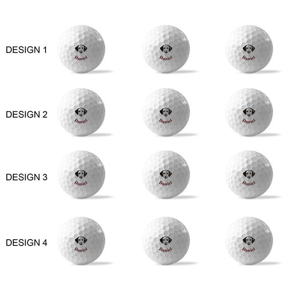 Dog Faces Golf Balls - Generic - Set of 12 - APPROVAL
