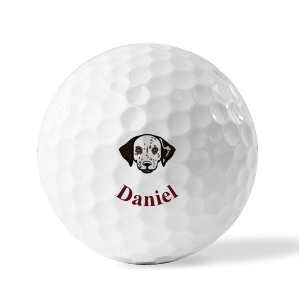 Dog Faces Golf Balls - Generic - Set of 12 - FRONT