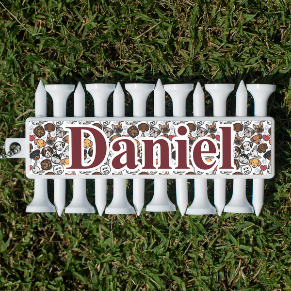 Custom Dog Faces Golf Tees & Ball Markers Set (Personalized)