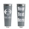 Dog Faces Grey RTIC Everyday Tumbler - 28 oz. - Front and Back
