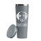Dog Faces Grey RTIC Everyday Tumbler - 28 oz. - Lid Off