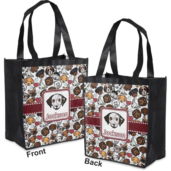 Dog Faces Grocery Bag - Apvl