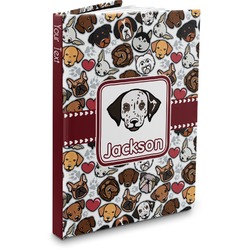 Dog Faces Hardbound Journal - 5.75" x 8" (Personalized)
