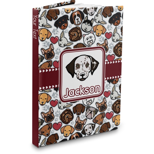 Custom Dog Faces Hardbound Journal - 5.75" x 8" (Personalized)