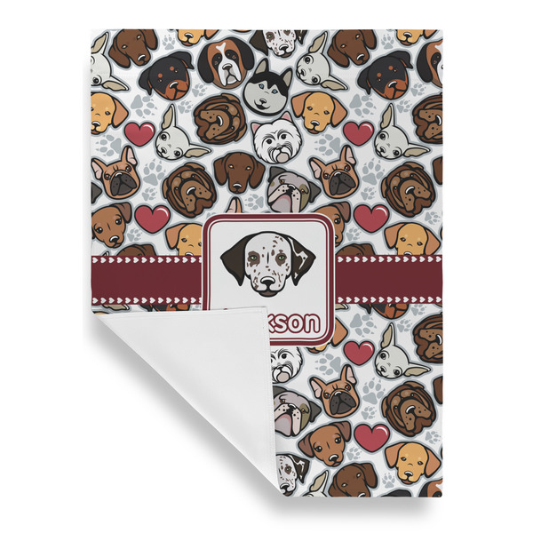 Dog Faces House Flags - Single Sided - FRONT FOLDED