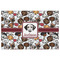 Dog Faces Indoor / Outdoor Rug - 2'x3' - Front Flat