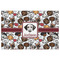 Dog Faces Indoor / Outdoor Rug - 4'x6' - Front Flat