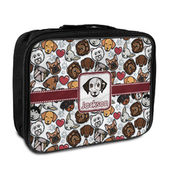 Dog Faces Insulated Lunch Bag (Personalized)