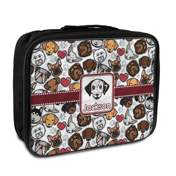 Custom Dog Faces Insulated Lunch Bag (Personalized)