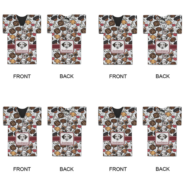 Dog Faces Jersey Bottle Cooler - Set of 4 - APPROVAL