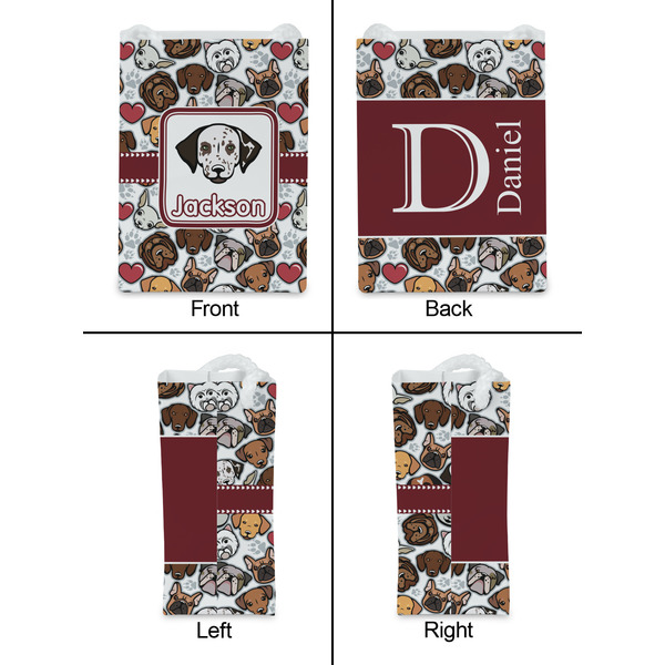 Dog Faces Jewelry Gift Bag - Matte - Approval
