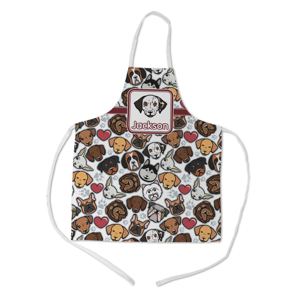 Custom Dog Faces Kid's Apron w/ Name or Text