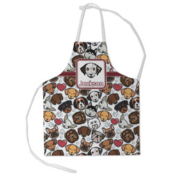Dog Faces Kid's Apron - Small (Personalized)