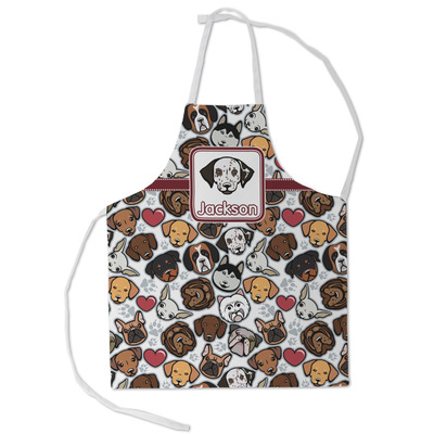 Dog Faces Kid's Apron - Small (Personalized)
