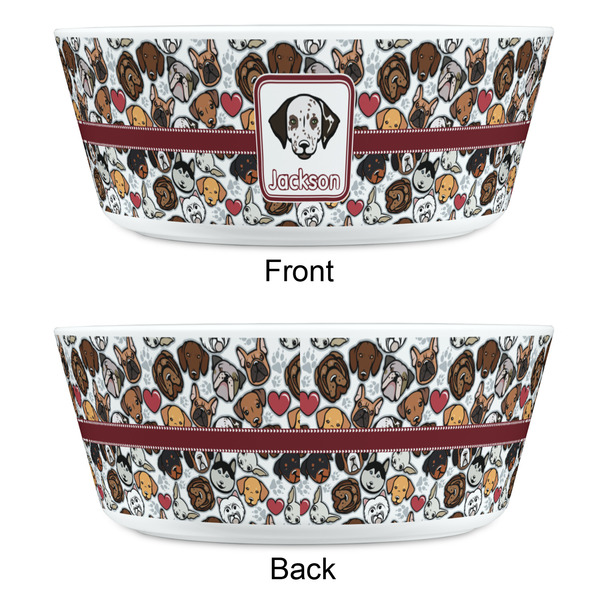 Dog Faces Kids Bowls - APPROVAL