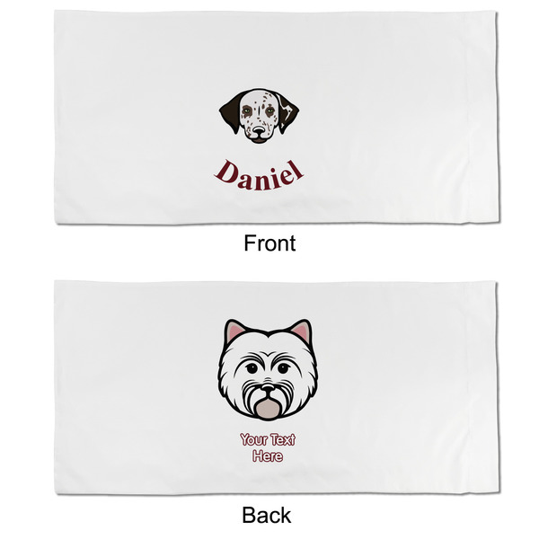 Dog Faces King Pillow Case - APPROVAL (partial print)