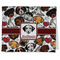 Dog Faces Kitchen Towel - Poly Cotton - Folded Half