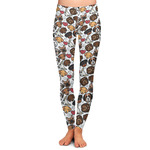 Dog Faces Ladies Leggings - Small