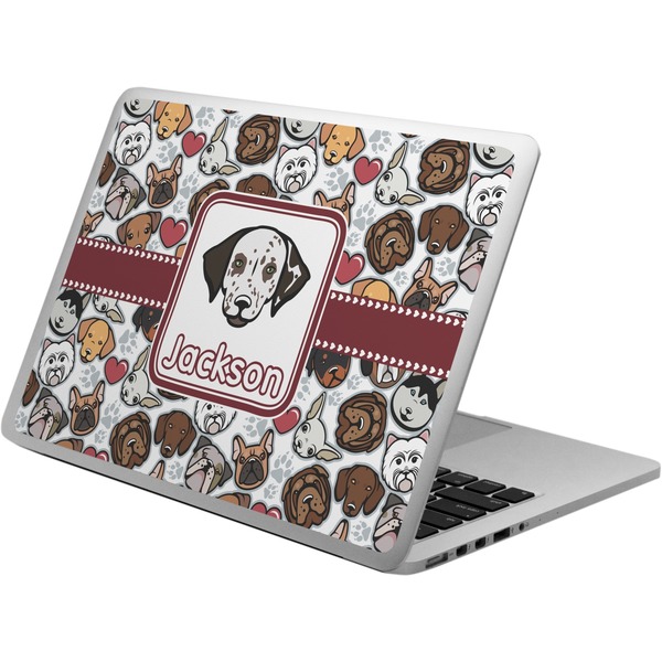 Custom Dog Faces Laptop Skin - Custom Sized (Personalized)